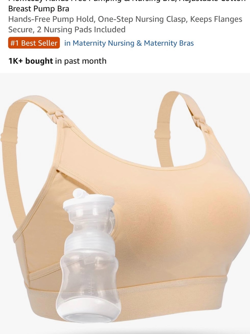 Mom cozy pumping bra